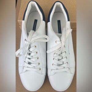 Tommy Hilfiger White and Navy Women’s Sneakers